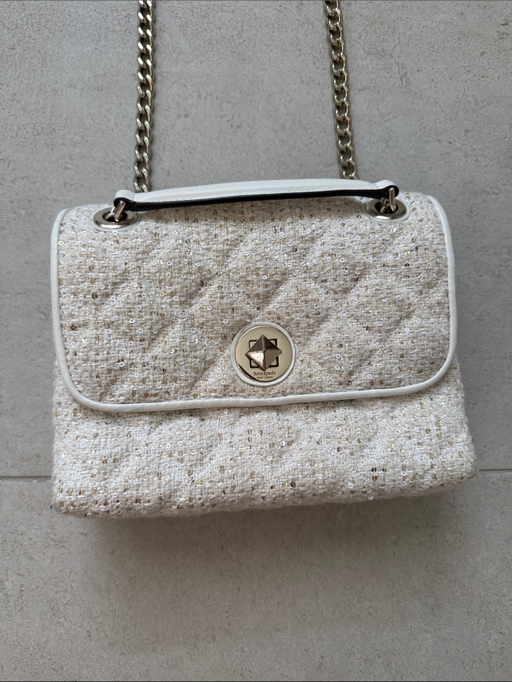 Kate Spade Sequin Chain Crossbody Bag